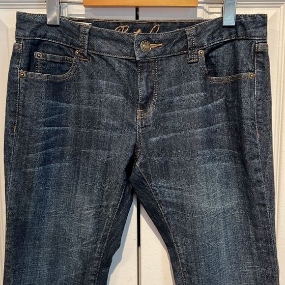 Roots “Chelsea” Blue Low Rise Boot Cut Jeans Size 8‎ - Picture 2 of 14